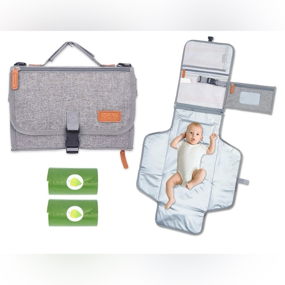 DG&Z Baby Portable Changing Pad With Shoulder Strap!  As seen on Amazon for $29